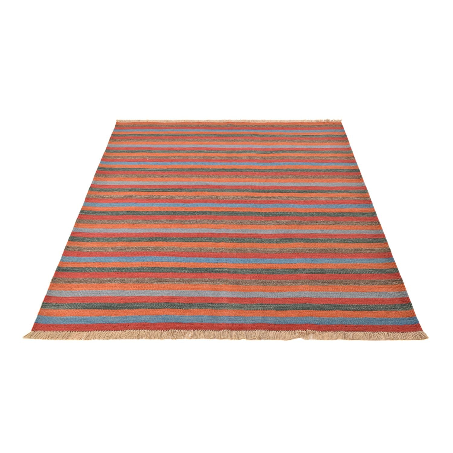 Kelim Teppich - Trendy - 200 x 146 cm - mehrfarbig