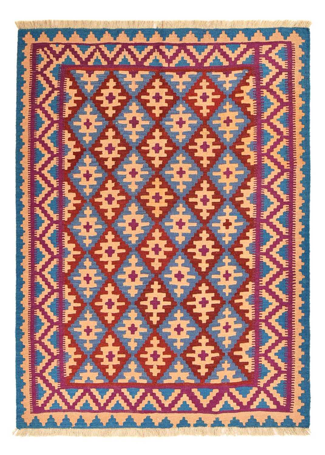 Kelim Teppich - Oriental - 199 x 151 cm - mehrfarbig