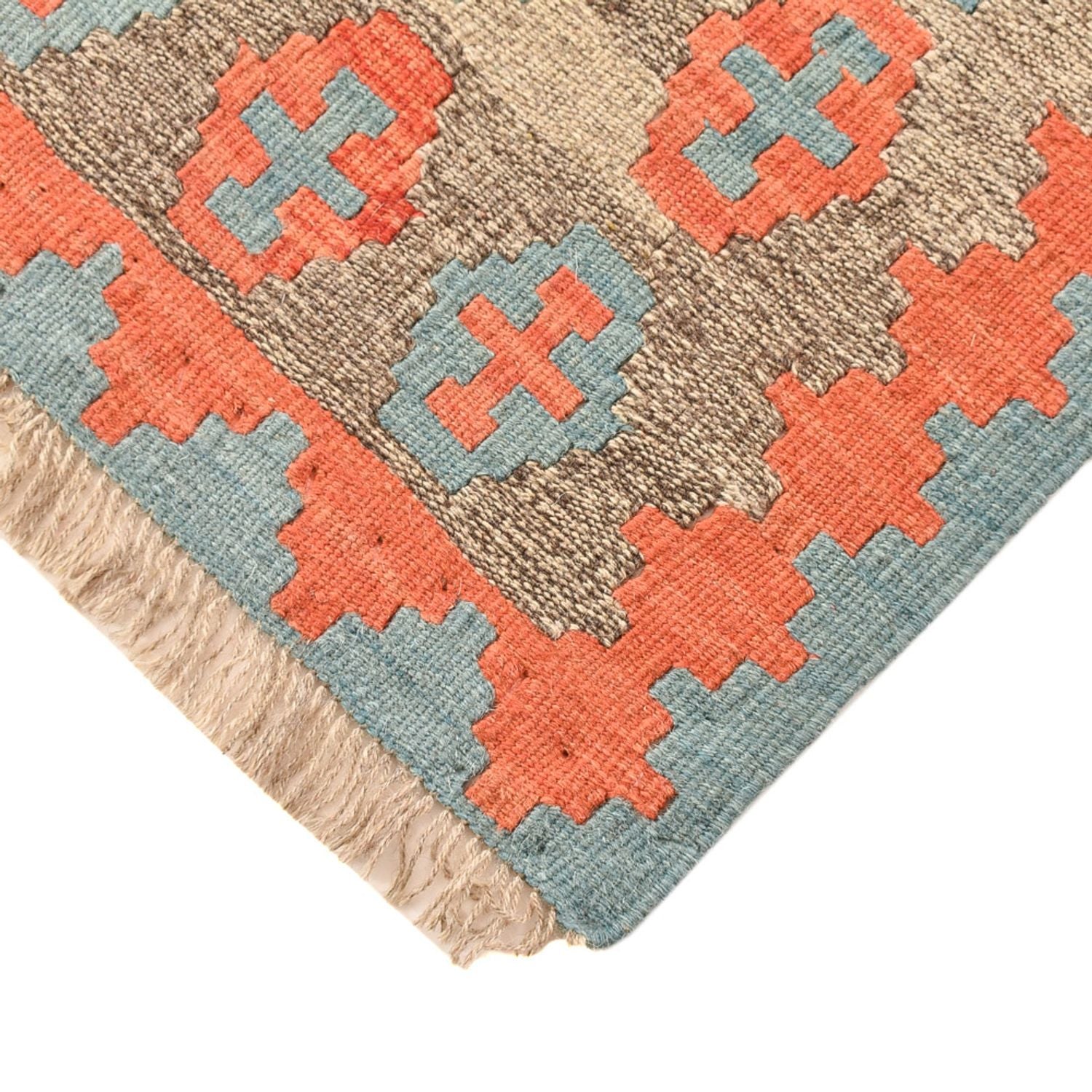 Läufer Kelim - Oriental - 196 x 84 cm - mehrfarbig