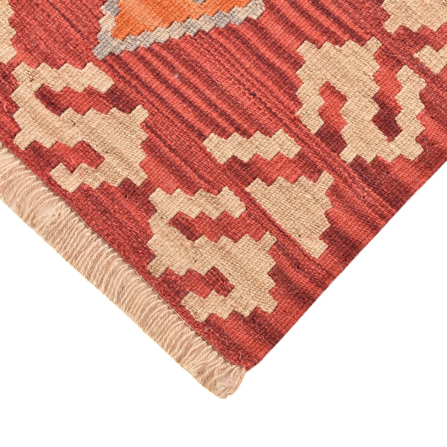 Läufer Kelim - Oriental - 200 x 86 cm - mehrfarbig