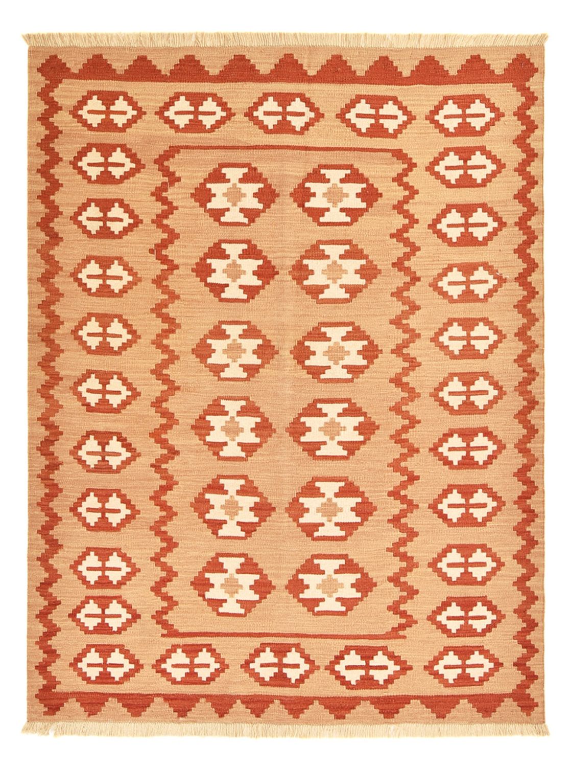 Kelim Teppich - Oriental - 197 x 151 cm - mehrfarbig