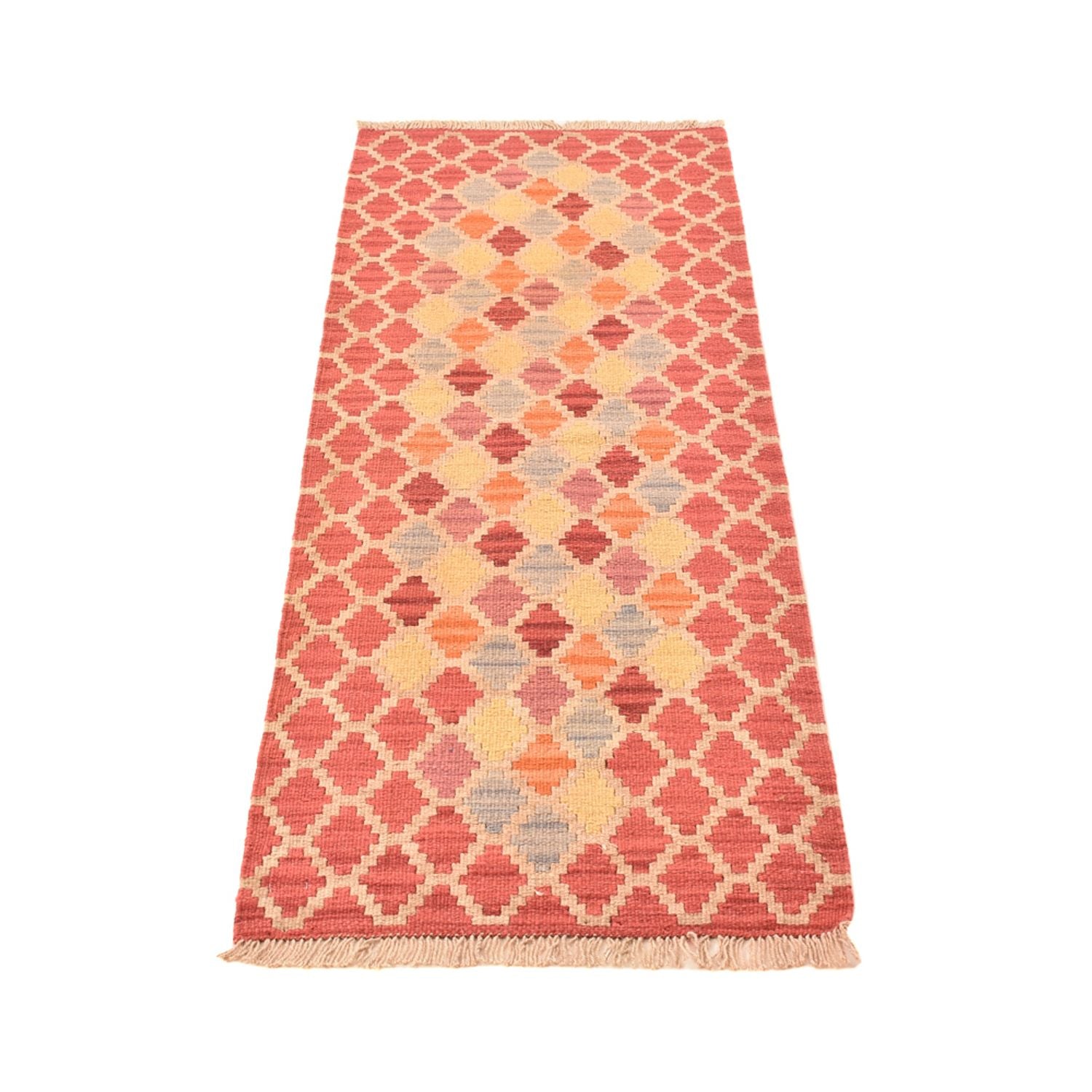 Läufer Kelim - Oriental - 194 x 60 cm - mehrfarbig