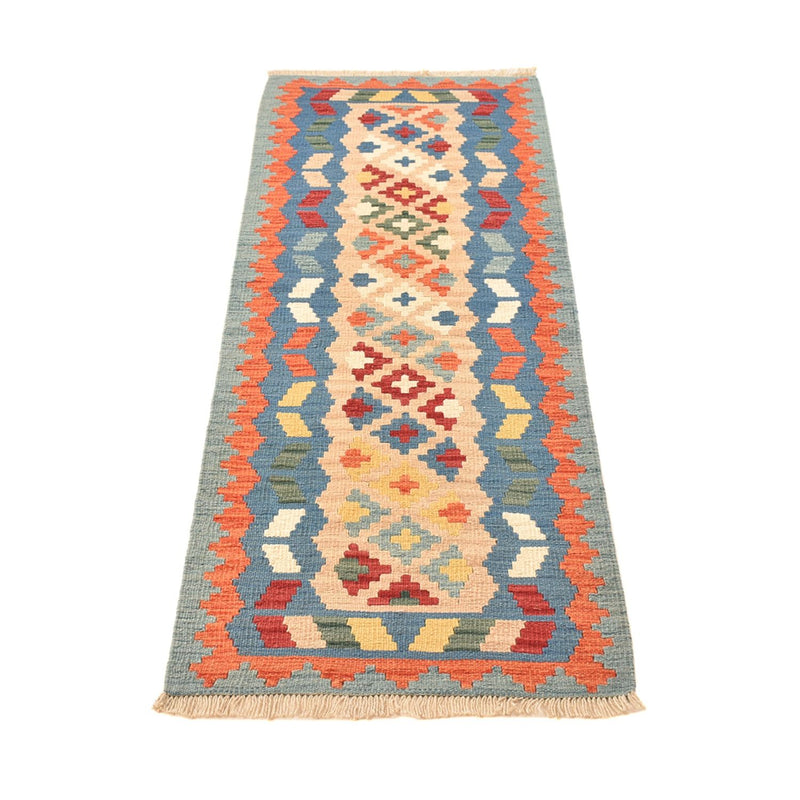 Läufer Kelim - Oriental - 210 x 67 cm - mehrfarbig
