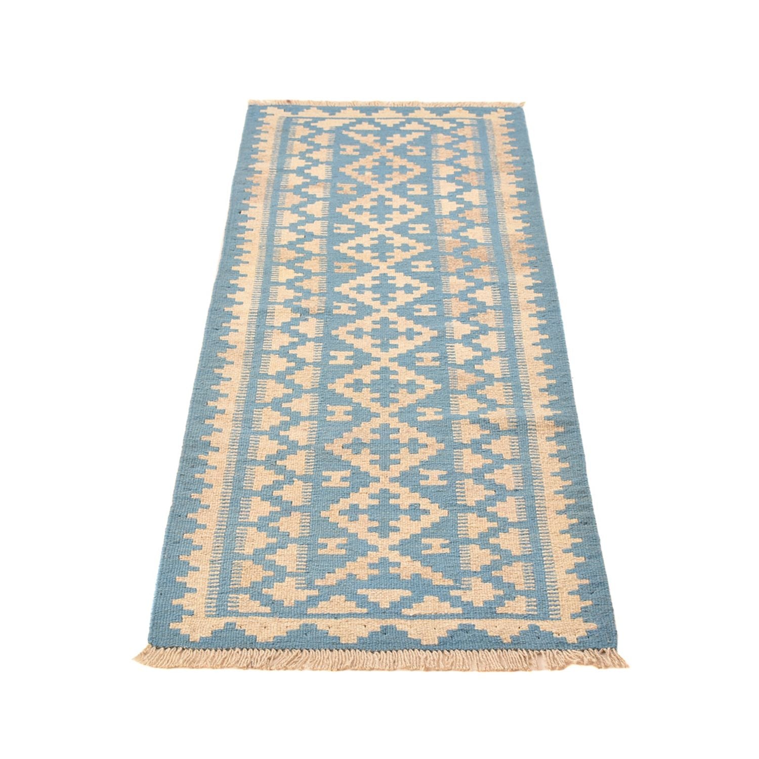 Läufer Kelim - Oriental - 199 x 64 cm - mehrfarbig