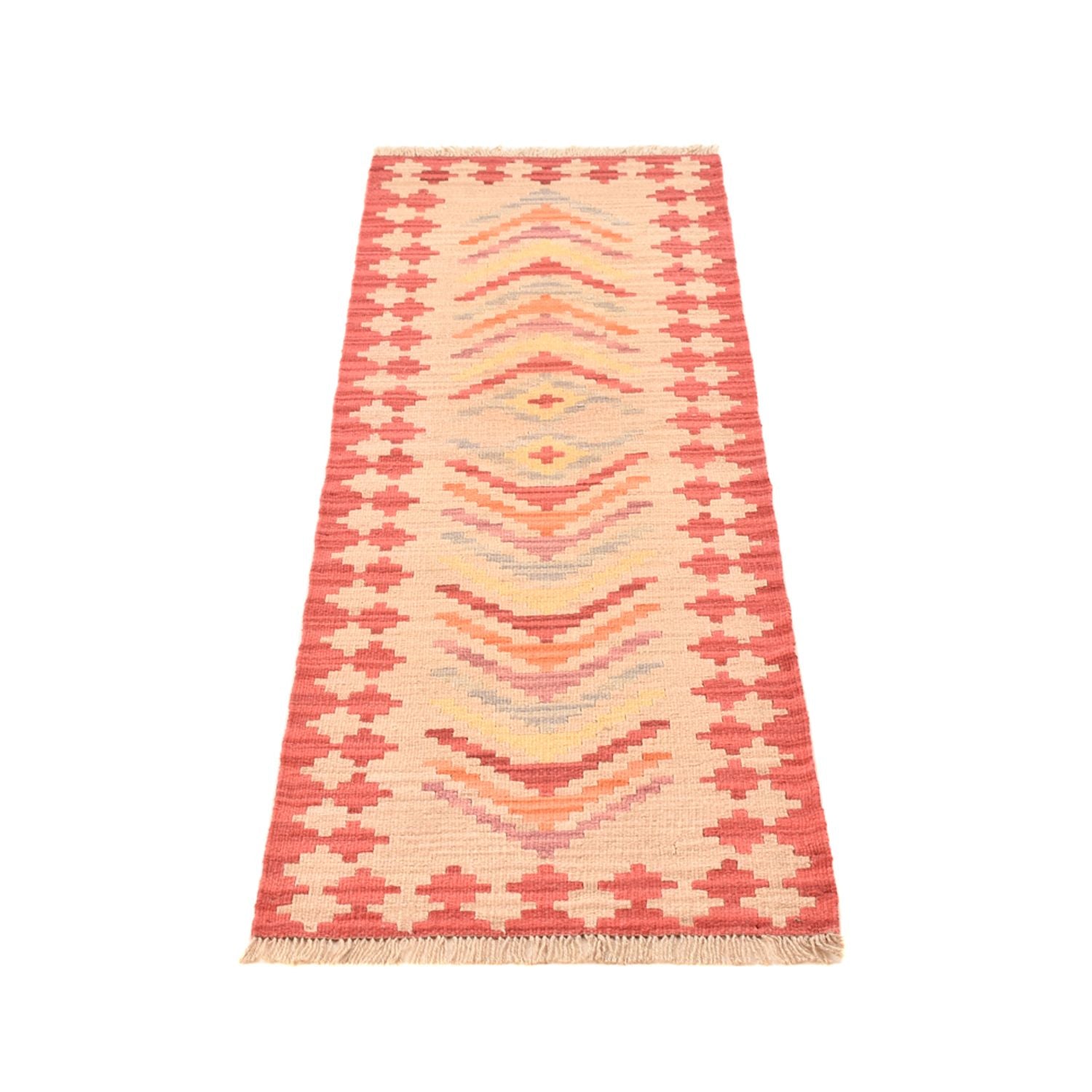 Läufer Kelim - Oriental - 192 x 57 cm - mehrfarbig
