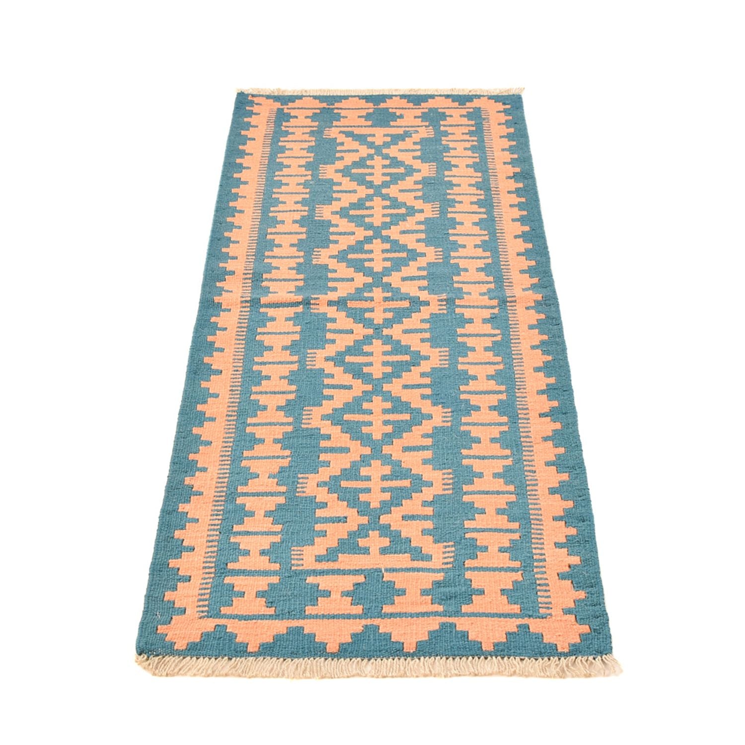 Läufer Kelim - Oriental - 194 x 62 cm - mehrfarbig
