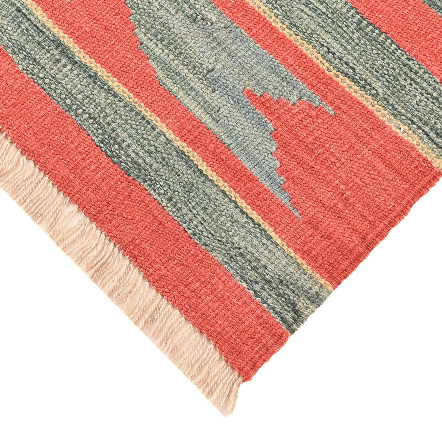 Kelim Teppich - Trendy - 141 x 101 cm - mehrfarbig