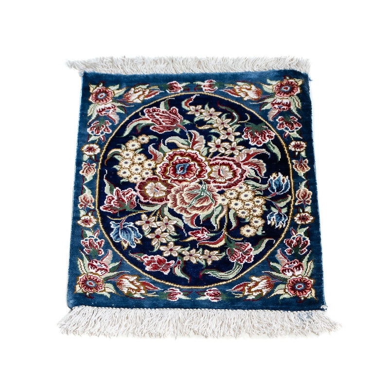 Seidenteppich - Ghom Seide - Premium 40 x 28 cm Fußmatte