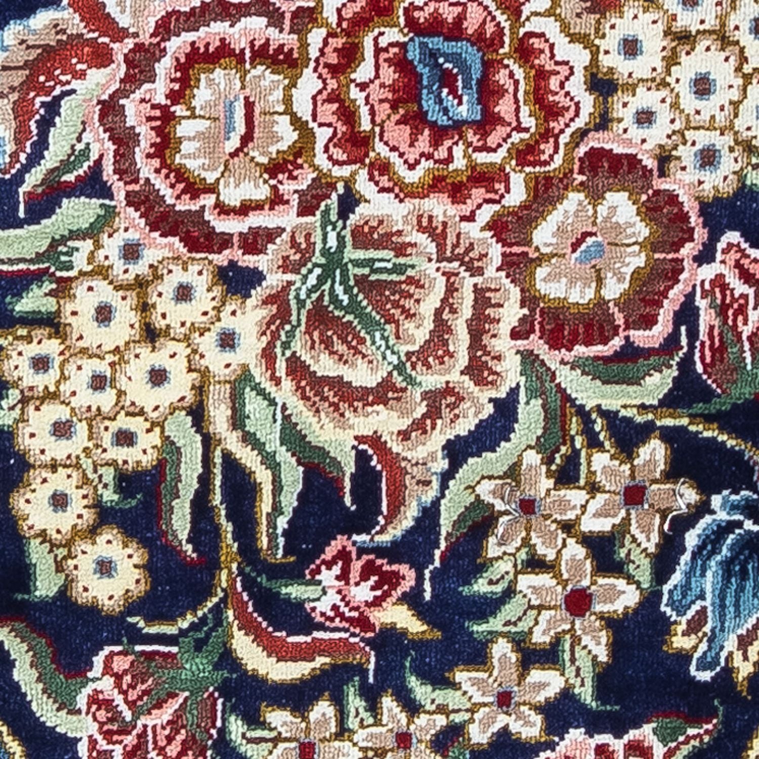 Seidenteppich - Ghom Seide - Premium 40 x 28 cm Fußmatte