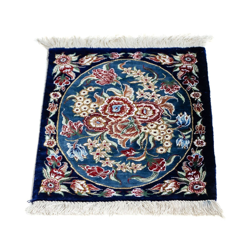 Seidenteppich - Ghom Seide - Premium 40 x 28 cm Fußmatte