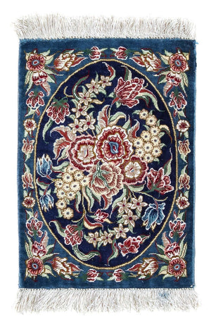 Seidenteppich - Ghom Seide - Premium 40 x 28 cm Fußmatte
