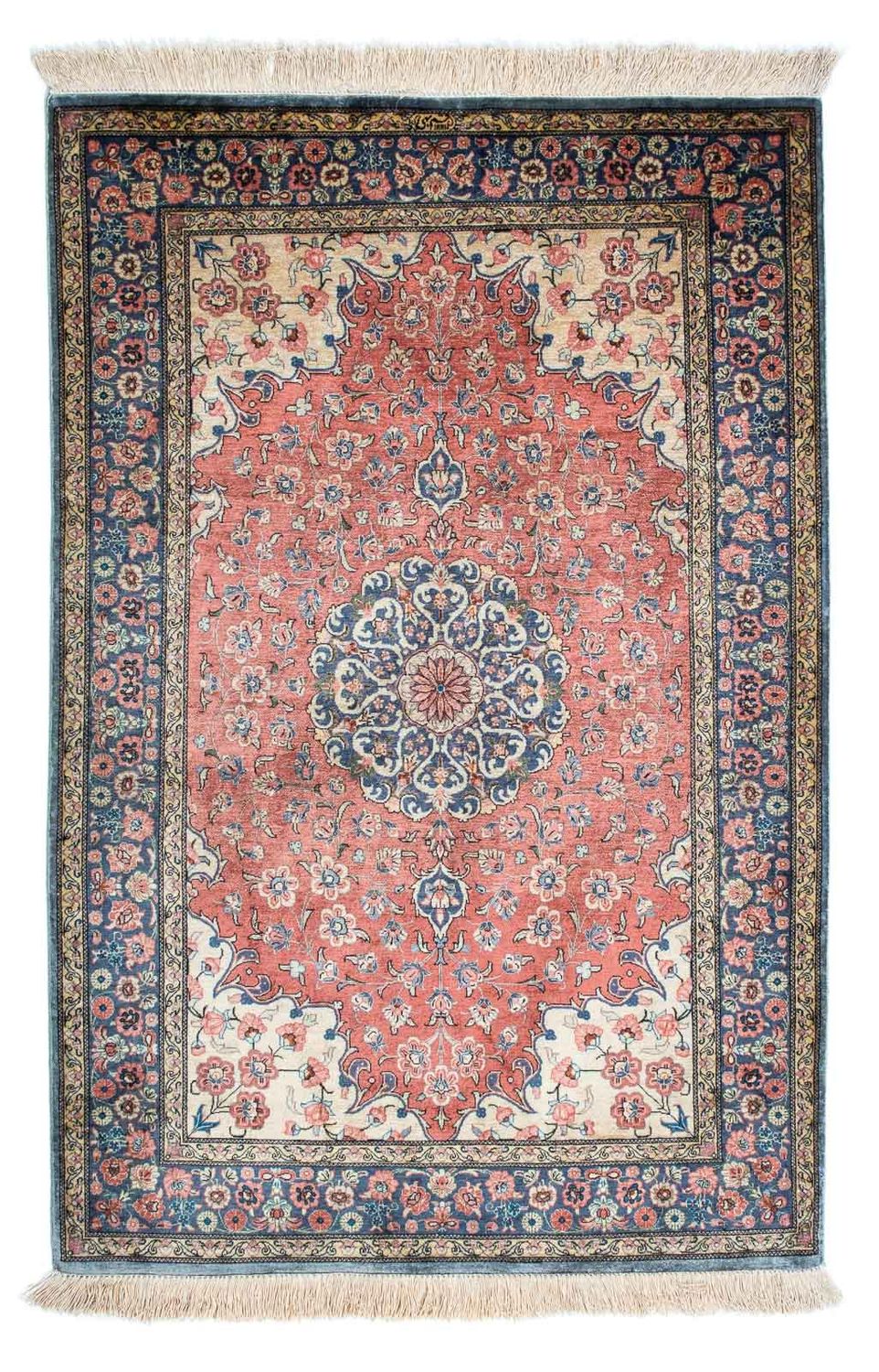 Perserteppich - Ghom 121 x 78 cm - rost