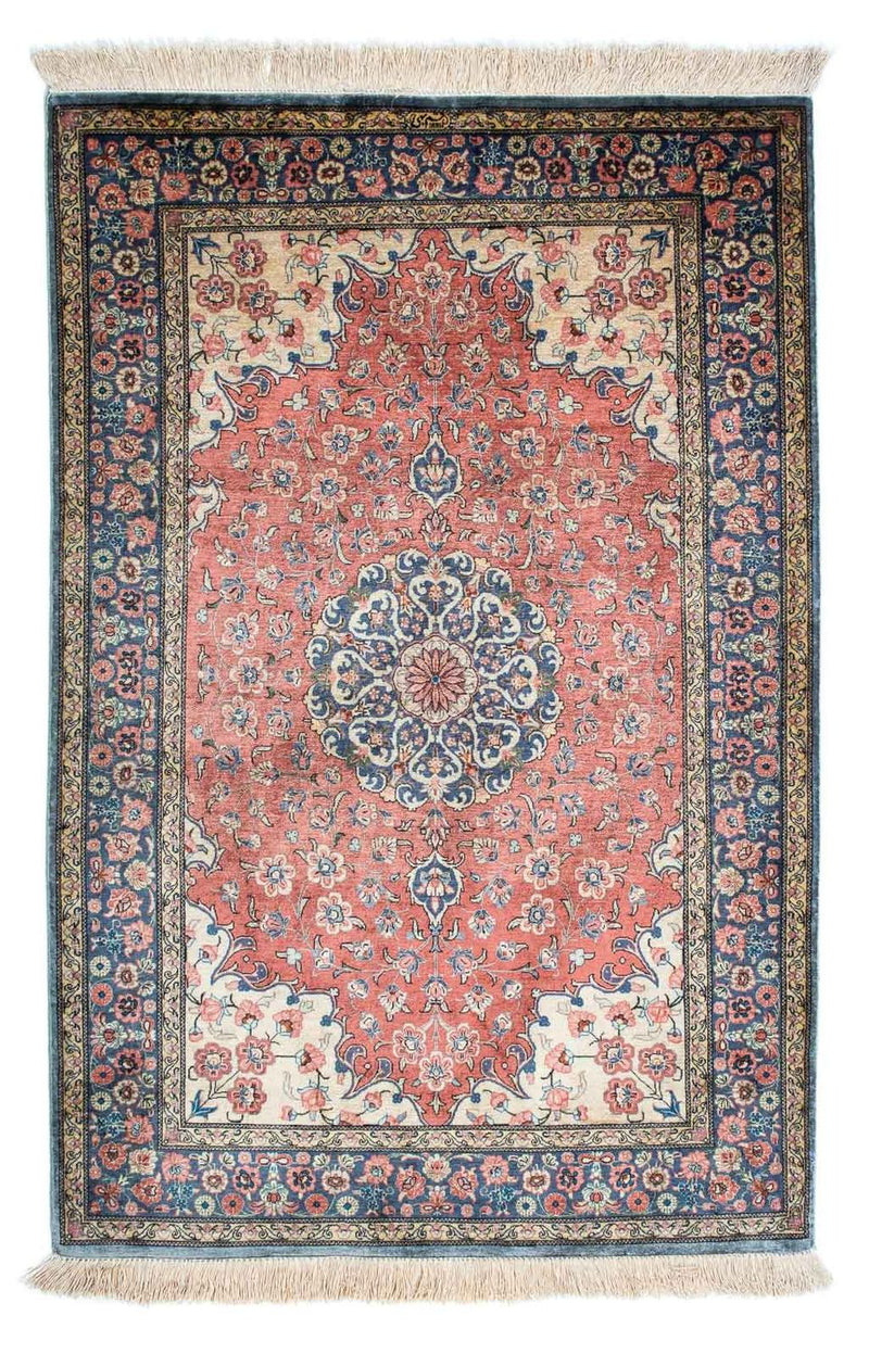 Perserteppich - Ghom 121 x 78 cm - rost