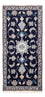 Perserteppich - Nain 134 x 65 cm - dunkelblau