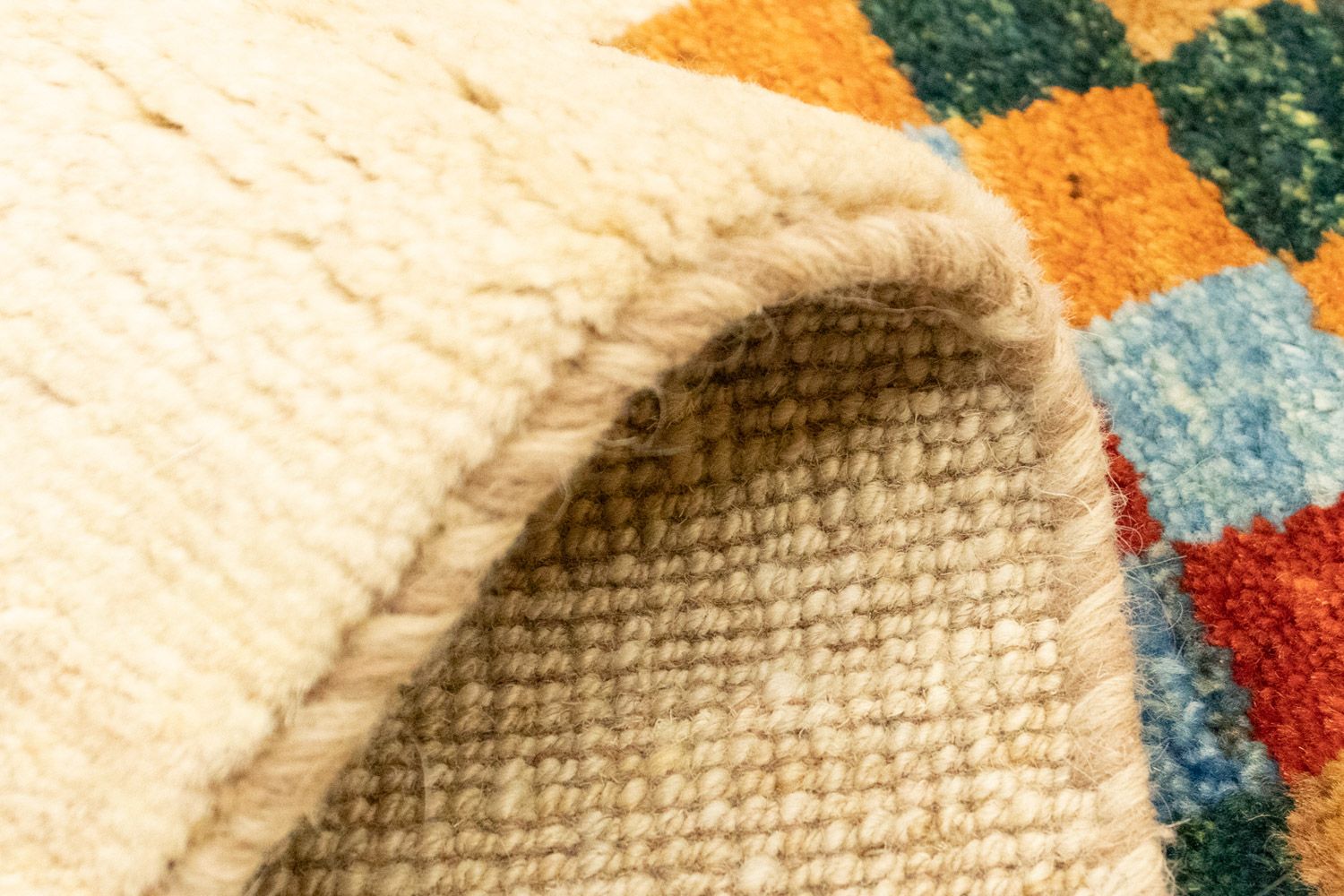Gabbeh Teppich - Perser 140 x 68 cm - mehrfarbig