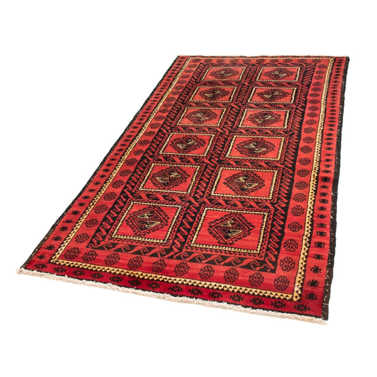 Belutsch Teppich 198 x 110 cm - rot