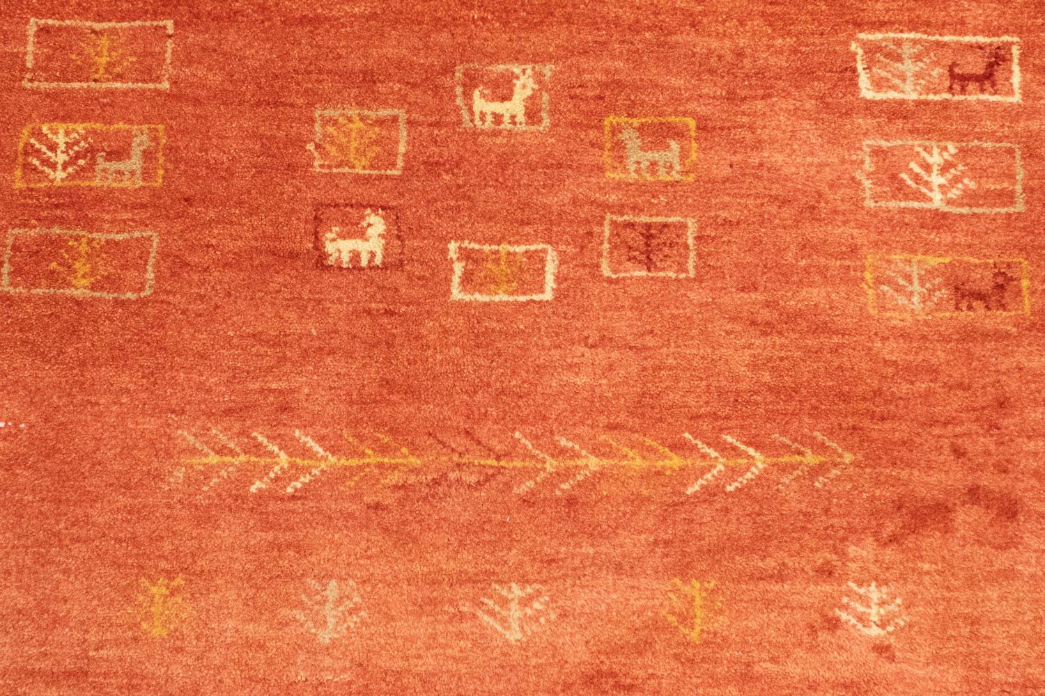 Gabbeh Teppich - Perser 192 x 149 cm