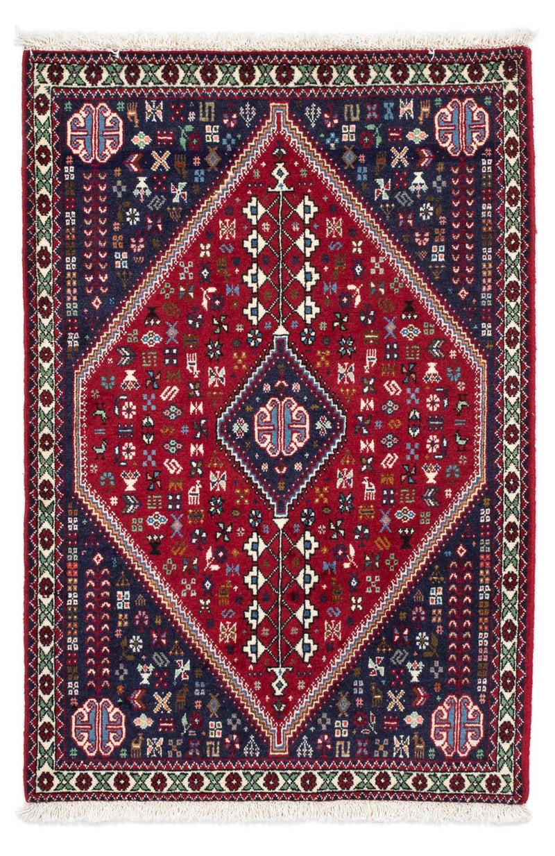 Perserteppich - Nomadic 124 x 77 cm - dunkelrot