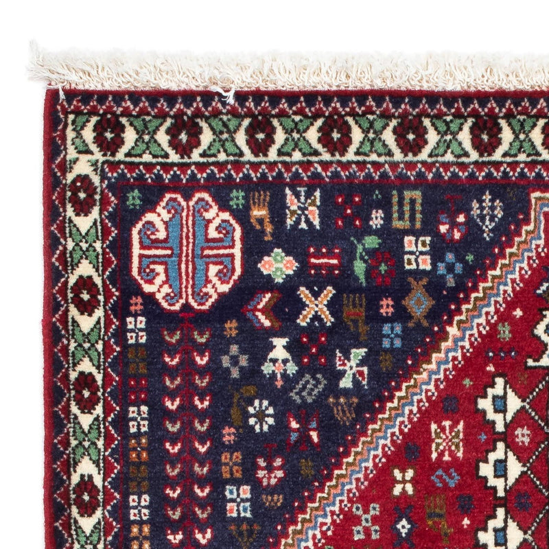 Perserteppich - Nomadic 124 x 77 cm - dunkelrot