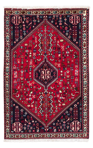 Perserteppich - Nomadic 122 x 78 cm - dunkelrot