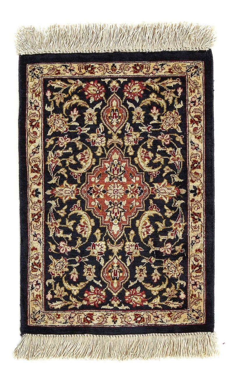 Seidenteppich - Ghom Seide - Premium 42 x 28 cm Fußmatte