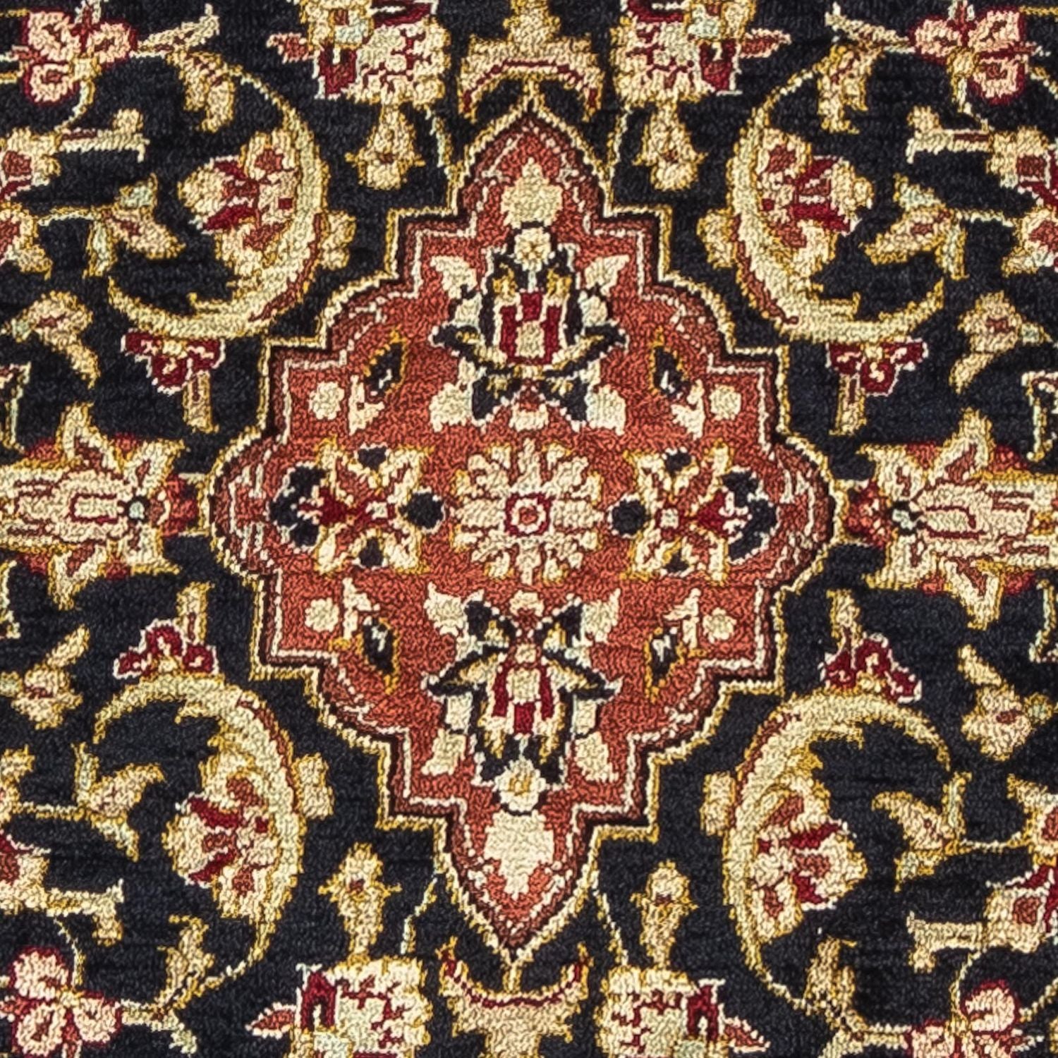 Seidenteppich - Ghom Seide - Premium 42 x 28 cm Fußmatte