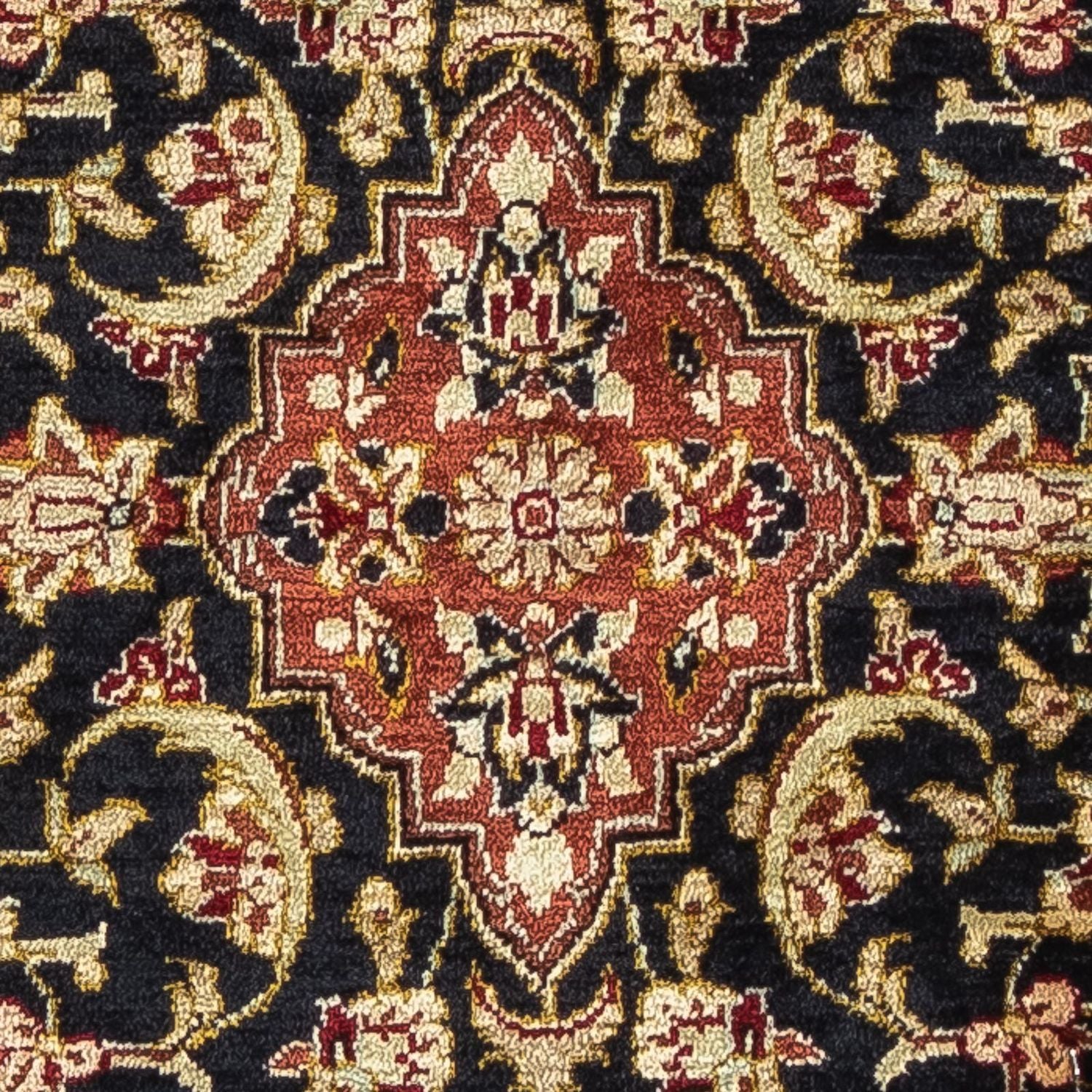 Seidenteppich - Ghom Seide - Premium 41 x 28 cm Fußmatte
