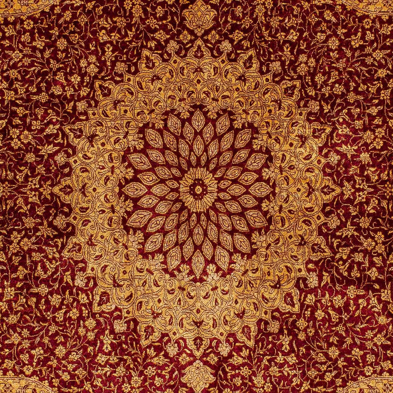 Seidenteppich - Ghom Seide - Premium 188 x 130 cm Teppichbrücke