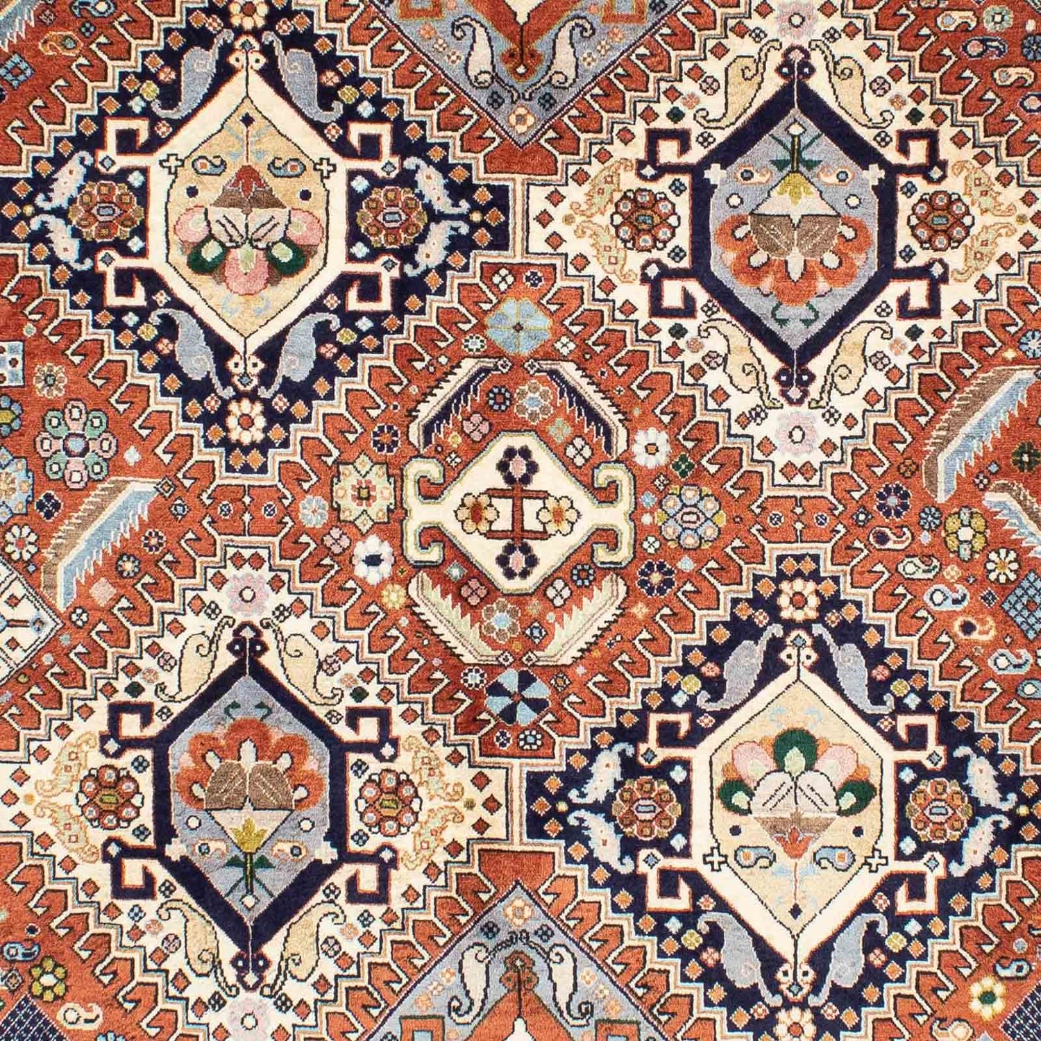 Gabbeh Teppich - Kaschkuli Persern 253 x 176 cm