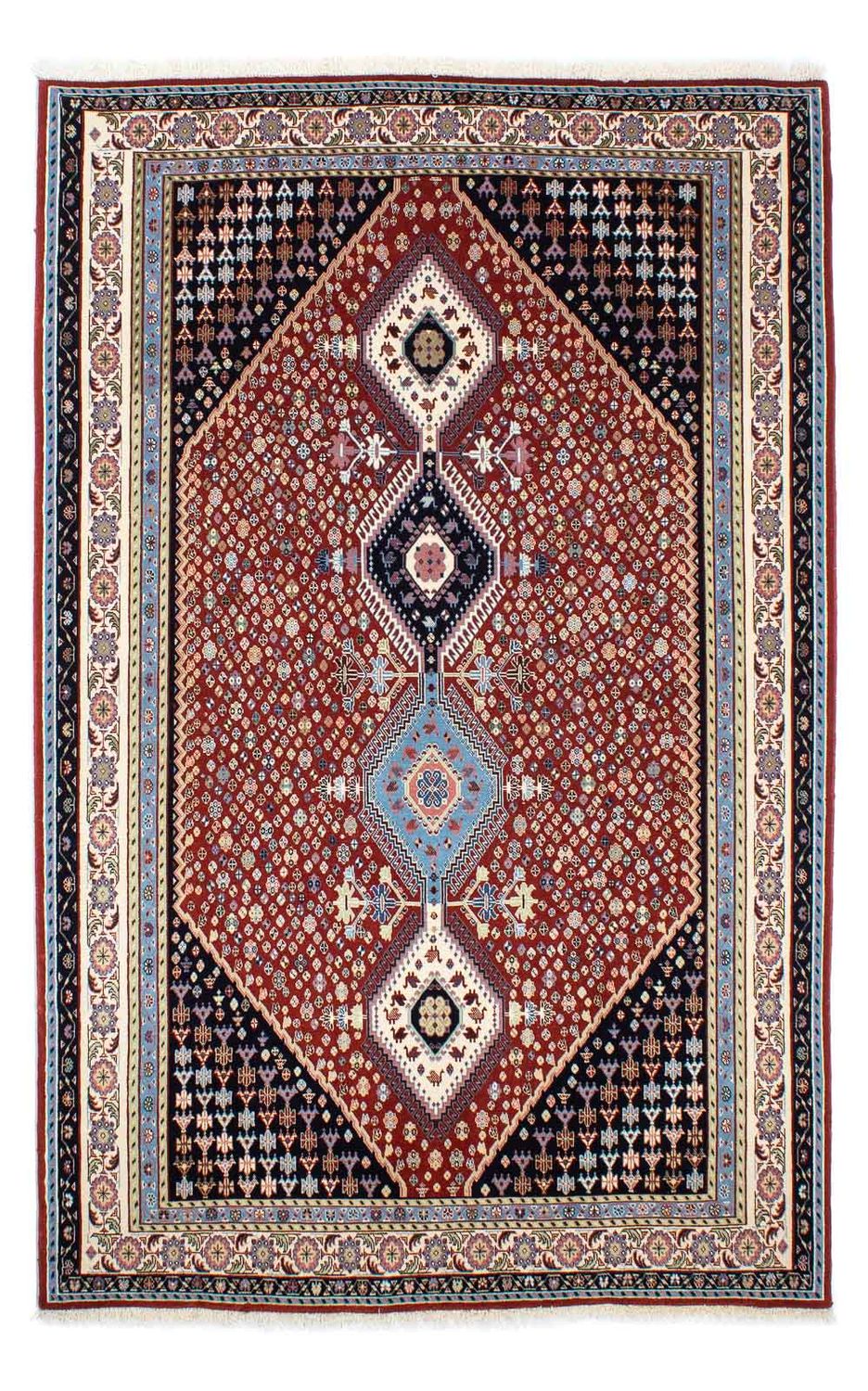 Gabbeh Teppich - Kaschkuli Persern 225 x 139 cm