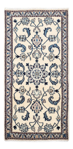 Perserteppich - Nain 139 x 65 cm - beige