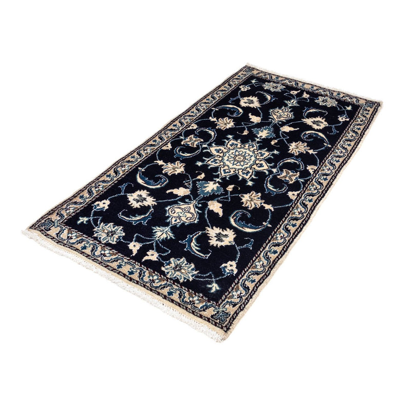 Perserteppich - Nain 143 x 70 cm - blau