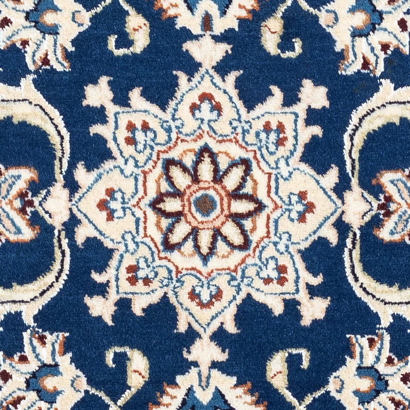 Perserteppich - Nain 134 x 68 cm - blau