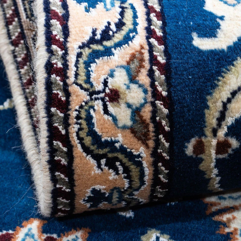 Perserteppich - Nain 134 x 68 cm - blau