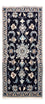 Perserteppich - Nain 139 x 66 cm - dunkelblau