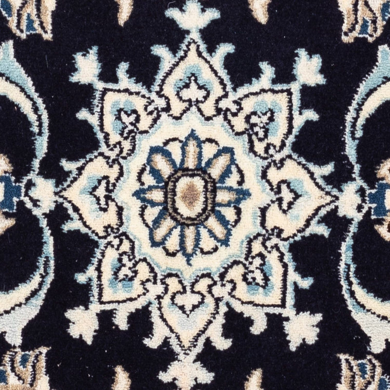 Perserteppich - Nain 139 x 66 cm - dunkelblau