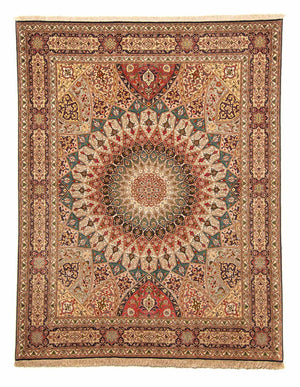 Perserteppich - Täbriz - Royal 250 x 200 cm Wohnzimmer Teppich