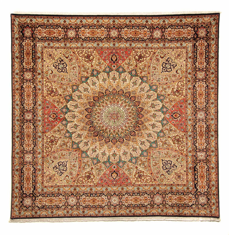 Perserteppich - Täbriz - Royal 253 x 252 cm Quadratischer Teppich
