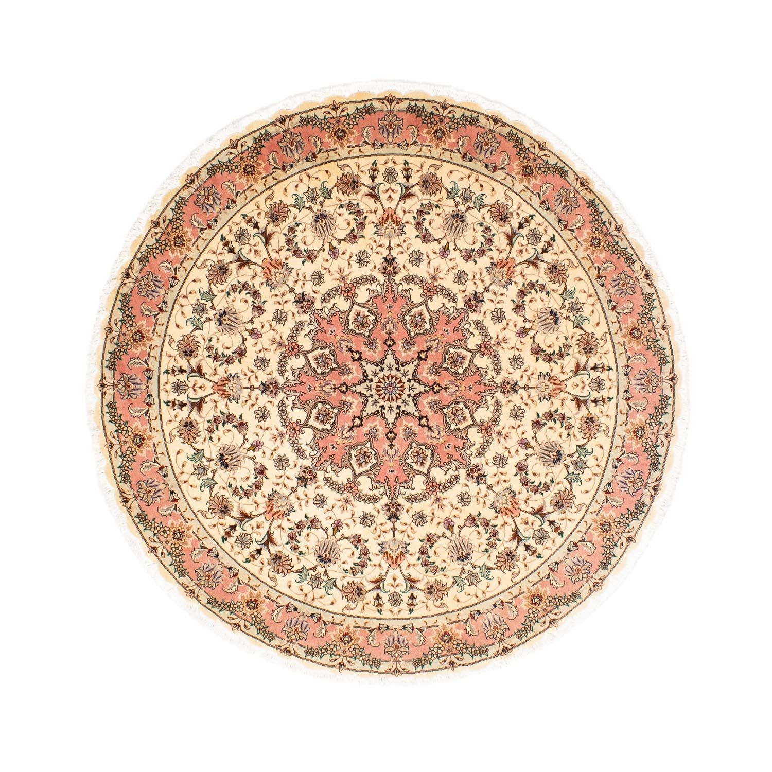 Perserteppich - Täbriz - Royal 150 x 150 cm - beige