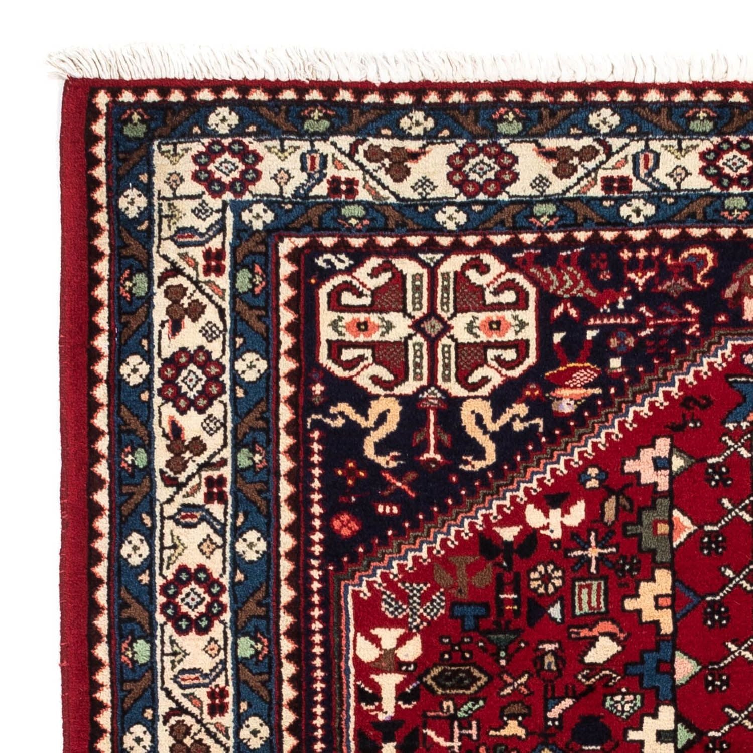 Perserteppich - Nomadic 150 x 101 cm - dunkelrot