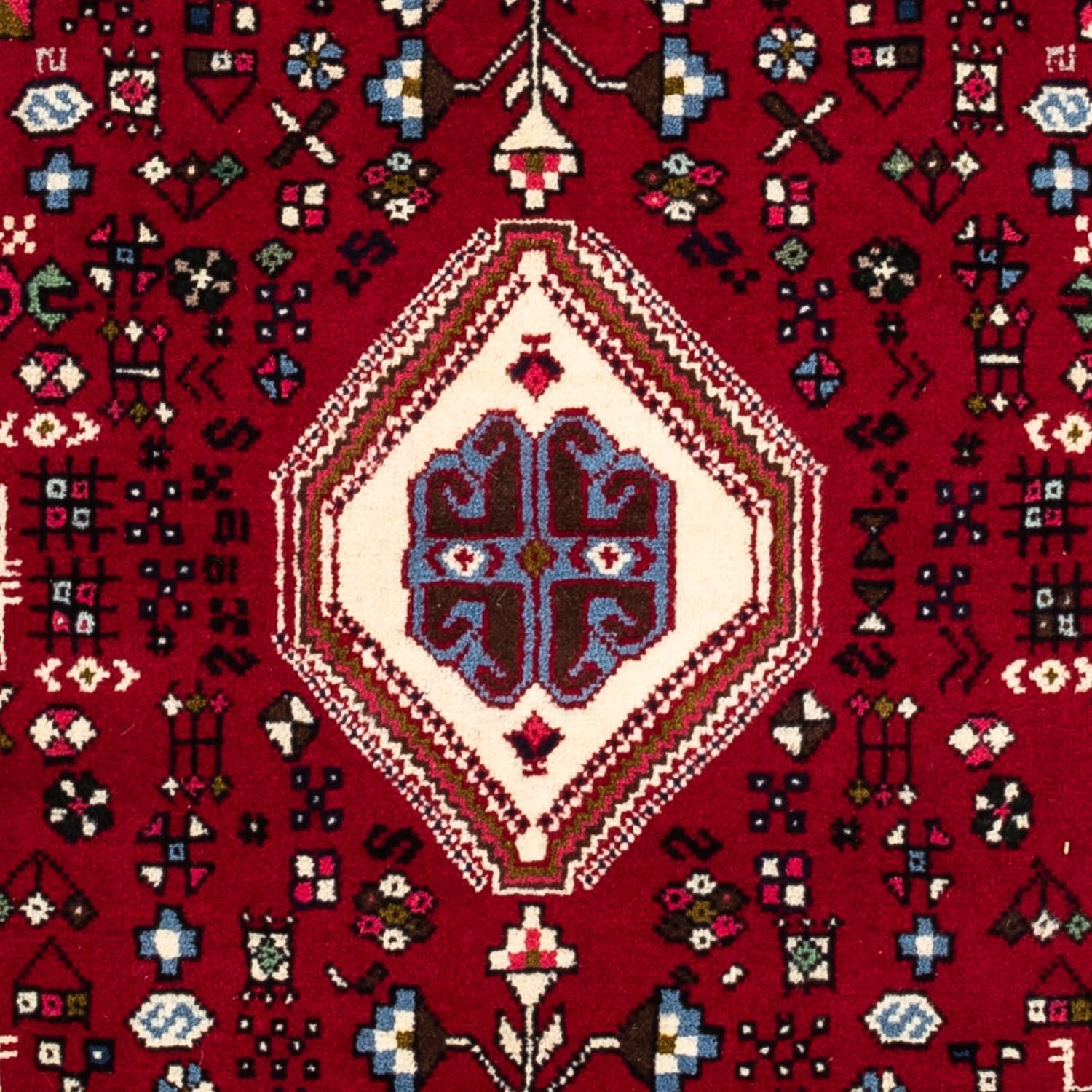 Perserteppich - Nomadic 150 x 98 cm - dunkelrot