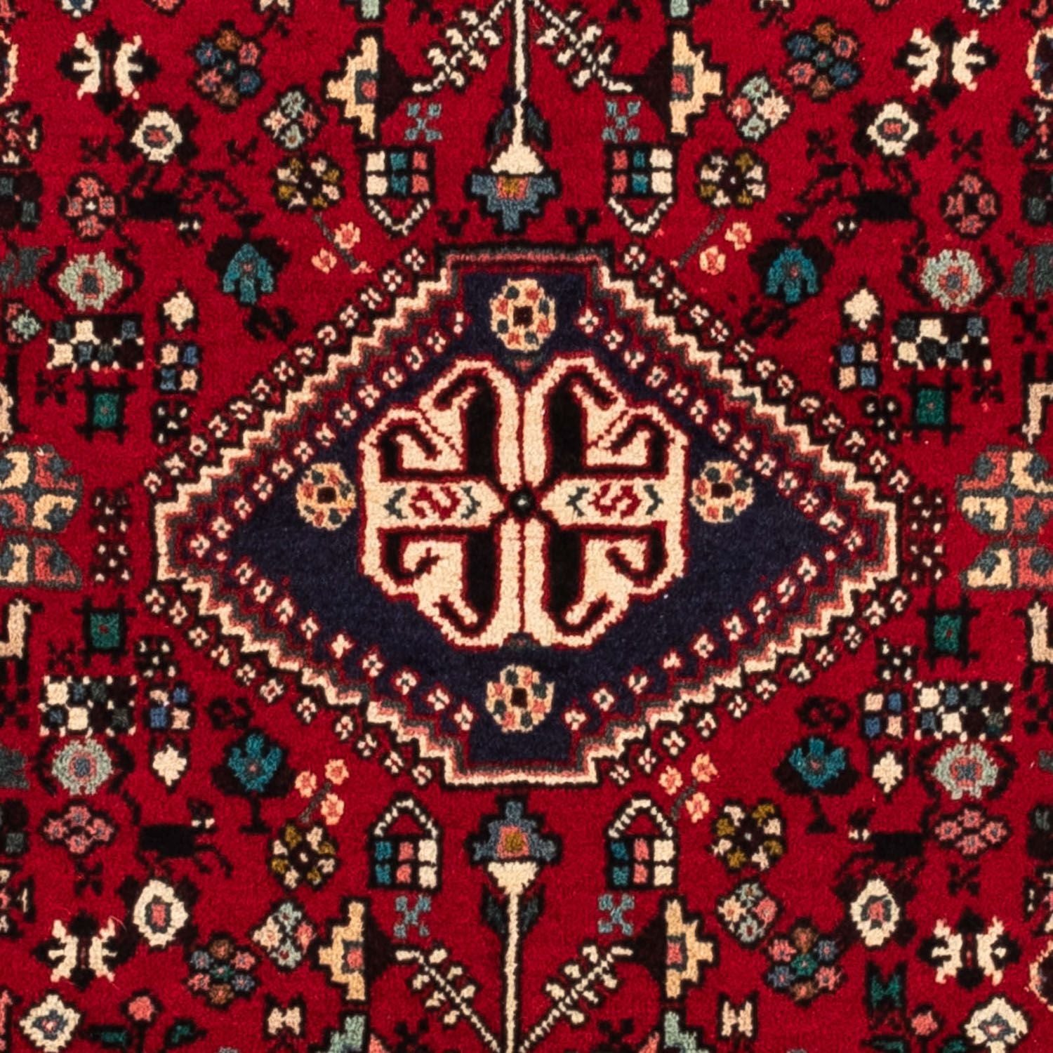 Perserteppich - Nomadic 154 x 107 cm - dunkelrot