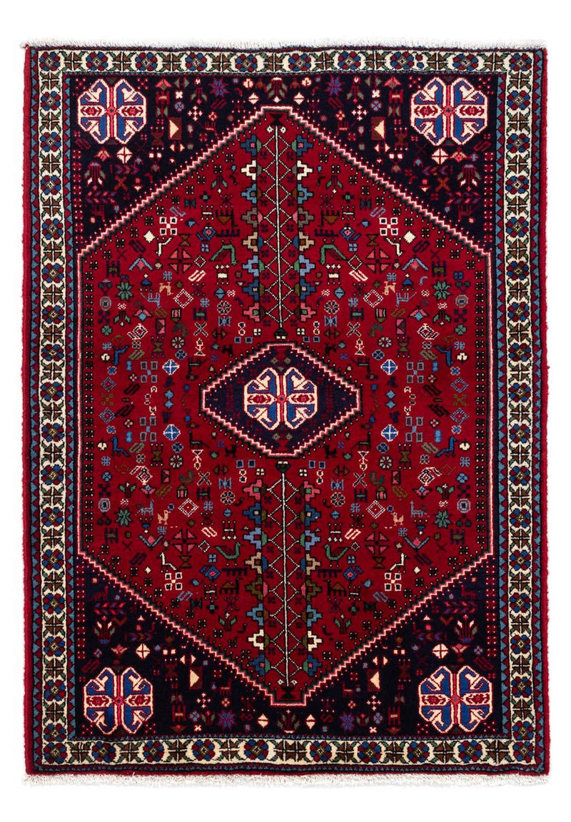 Perserteppich - Nomadic 148 x 100 cm - dunkelrot