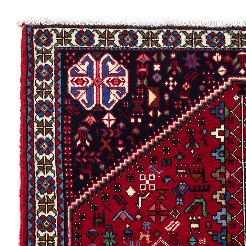 Perserteppich - Nomadic 148 x 100 cm - dunkelrot