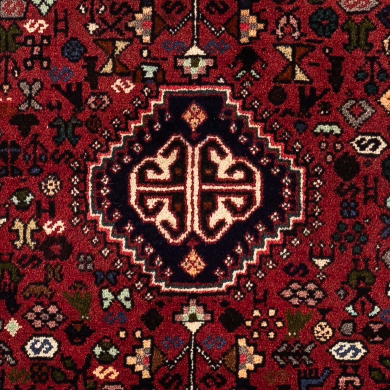 Perserteppich - Nomadic 152 x 110 cm - dunkelrot