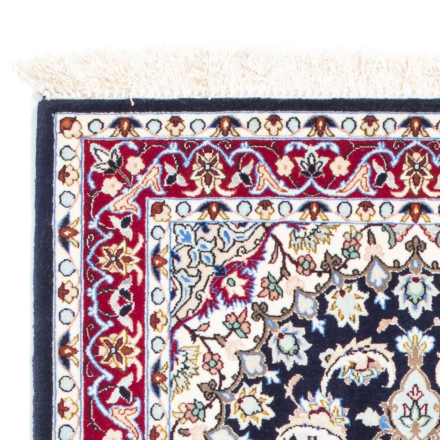Perserteppich - Isfahan - Premium 104 x 72 cm - dunkelblau