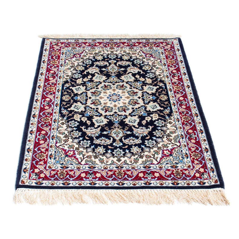 Perserteppich - Isfahan - Premium 104 x 72 cm - dunkelblau
