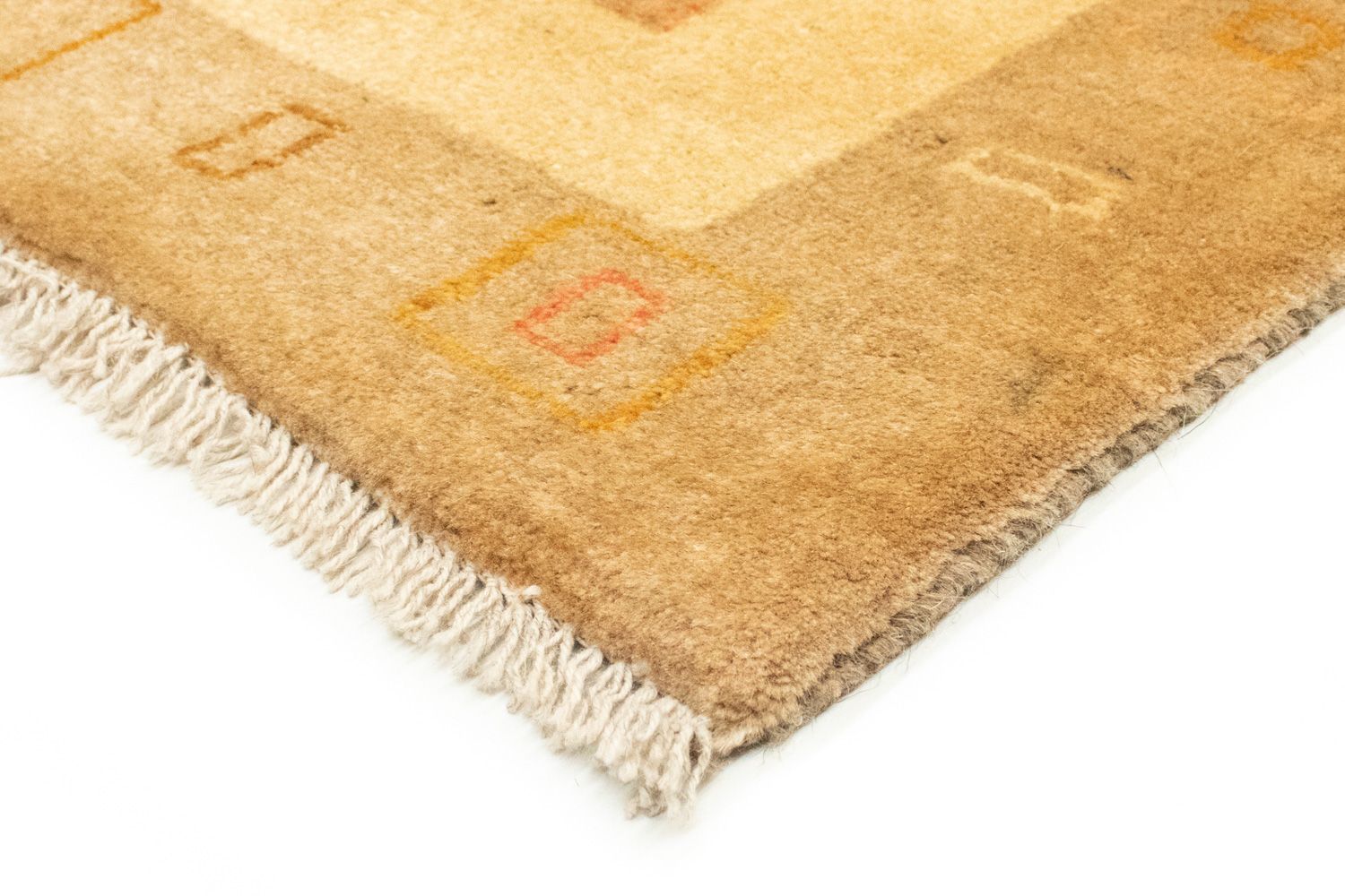 Gabbeh Teppich - Perser 174 x 121 cm - gold