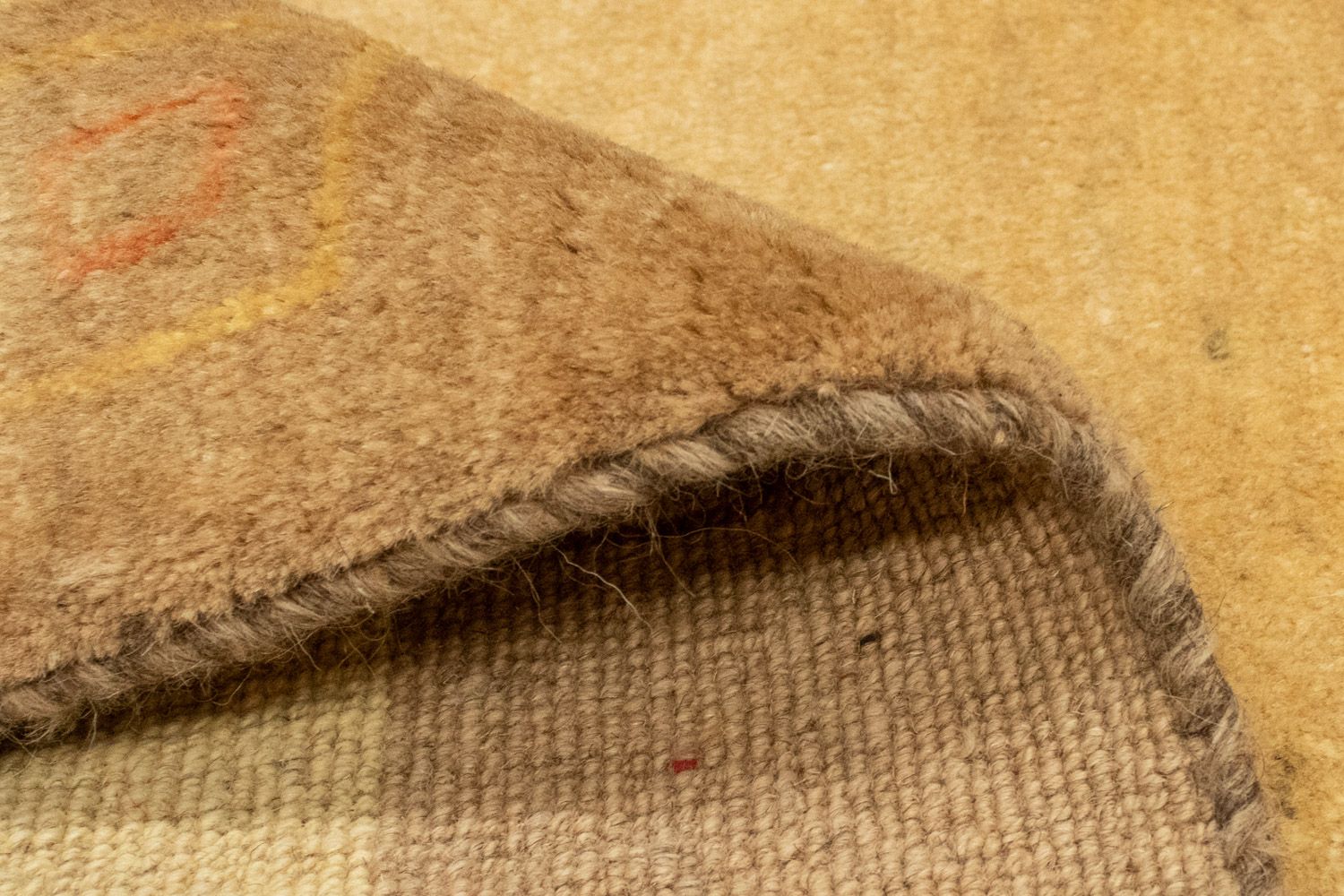 Gabbeh Teppich - Perser 174 x 121 cm - gold