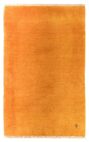 Gabbeh Teppich - Perser 133 x 88 cm - gold